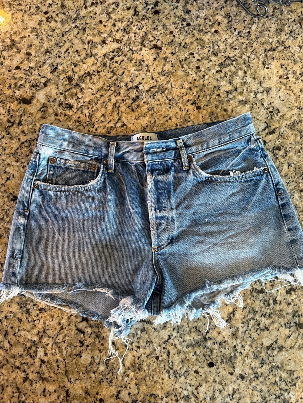 Agolde Parker denim shorts sz 28